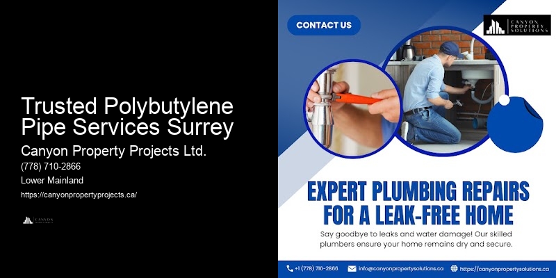 Affordable Polybutylene Pipe Services Trusted Polybutylene Pipe Services Surrey