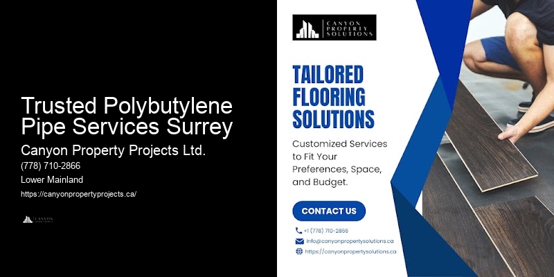 Polybutylene Pipe Management Services Trusted Polybutylene Pipe Services Surrey