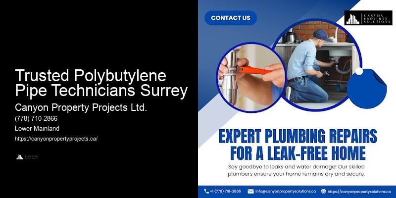 Polybutylene Pipe Replacement for Large Properties Trusted Polybutylene Pipe Technicians Surrey