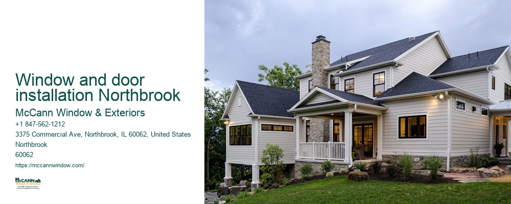 Window and door installation Northbrook