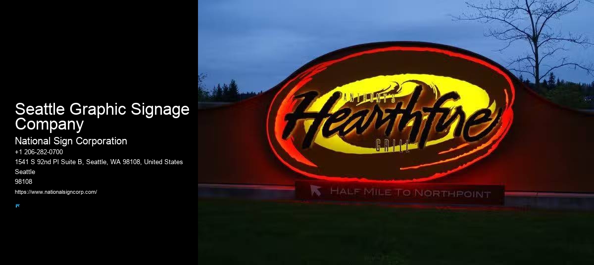 Quality Branding Signs Seattle Graphic Signage Company