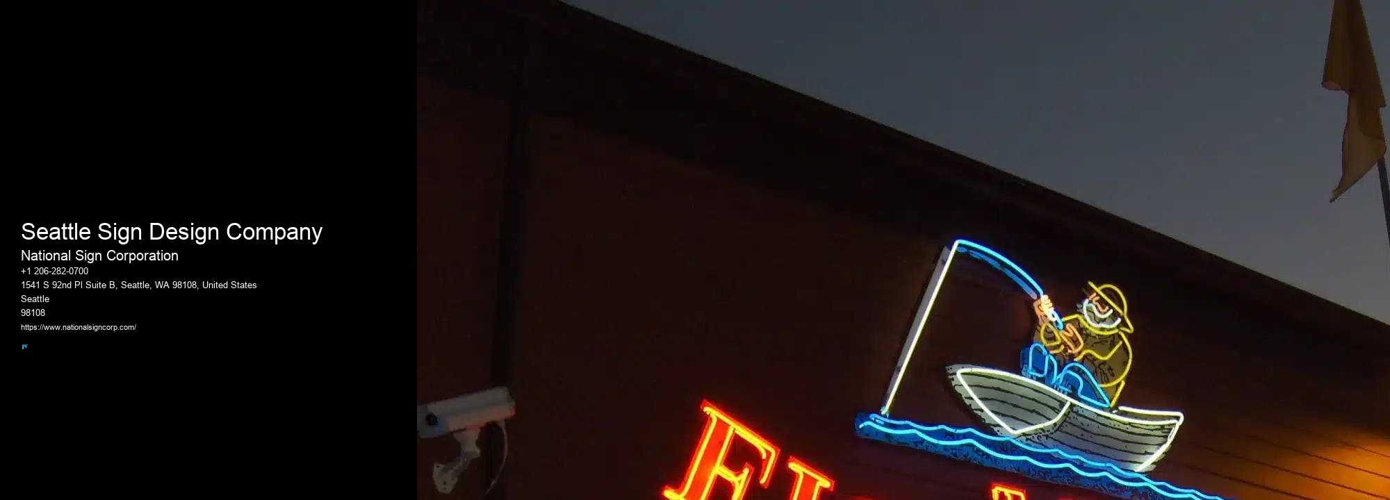Custom Business Pylon Signs Seattle Sign Design Company