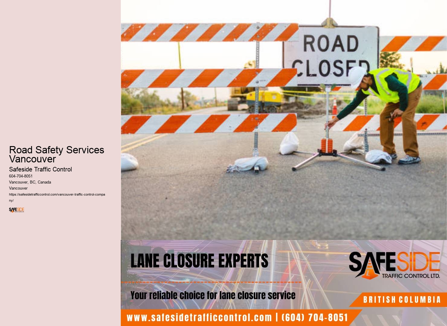 Road Safety Services Vancouver traffic flow management solutions