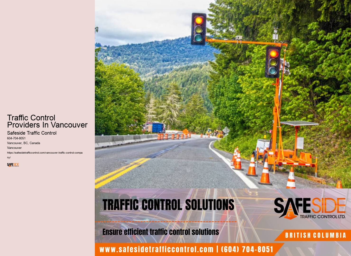 Extensive selection of traffic cones and barriers in Traffic Control Providers In Vancouver