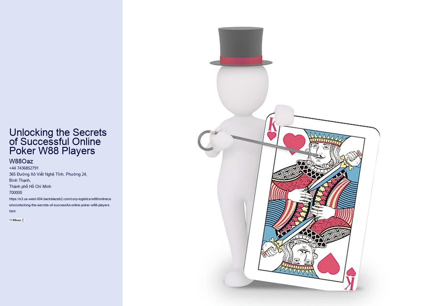 Unlocking the Secrets of Successful Online Poker W88 Players 