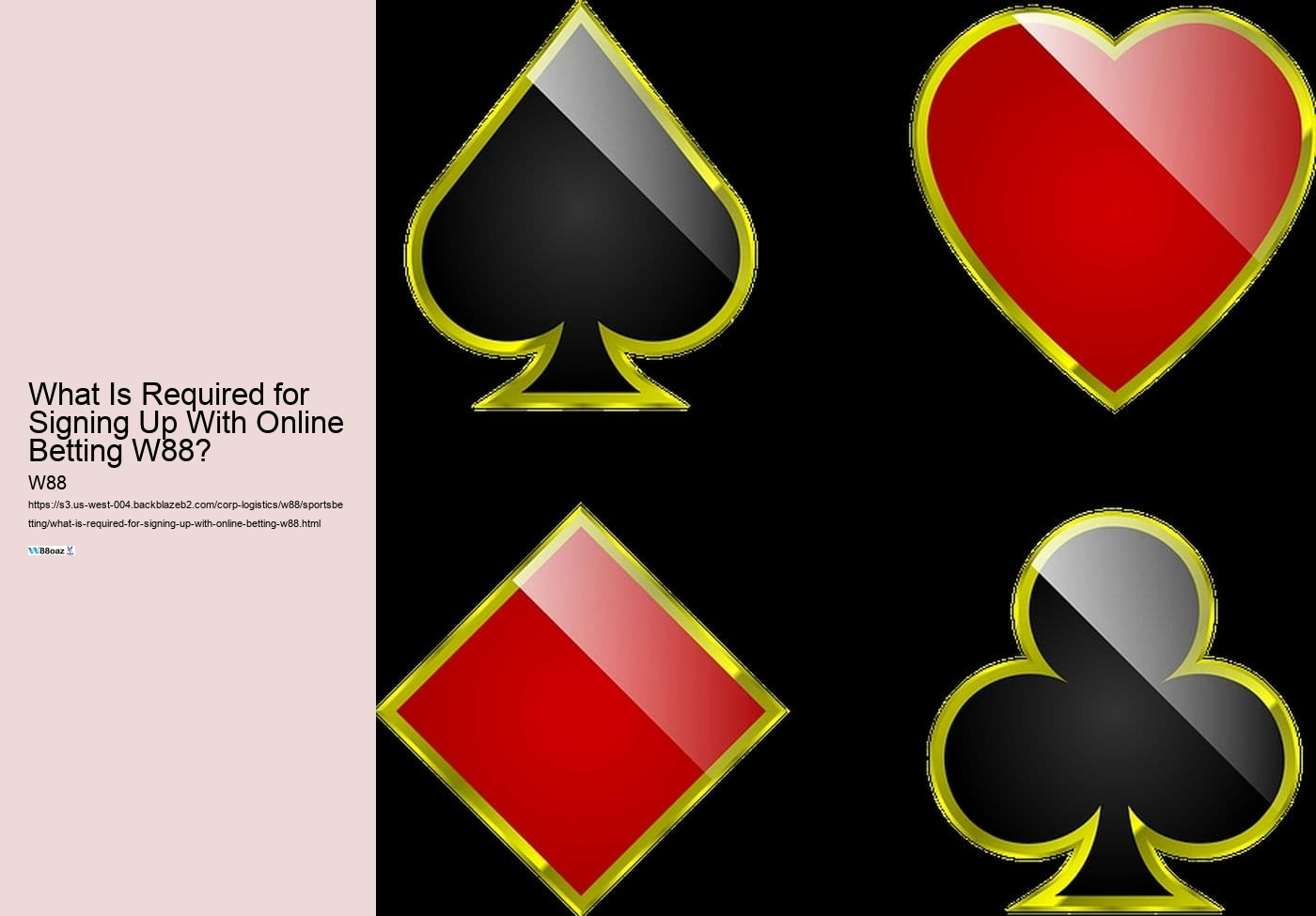 What Is Required for Signing Up With Online Betting W88? 