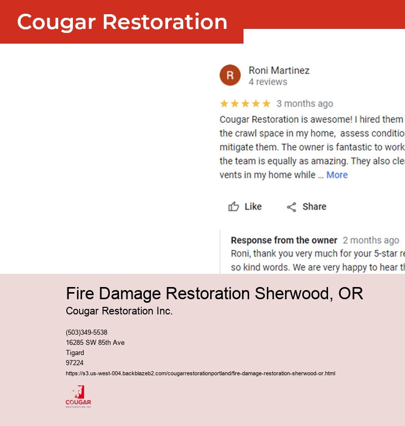 Fire Damage Restoration Tualatin, OR