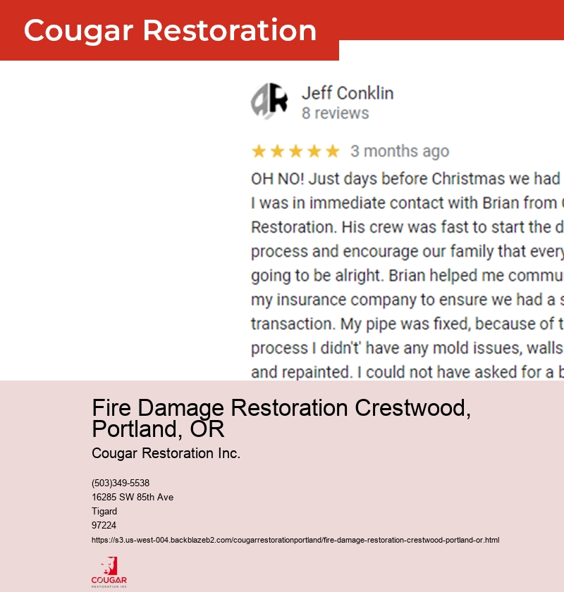 Fire Damage Restoration Goose Hollow, Portland, OR