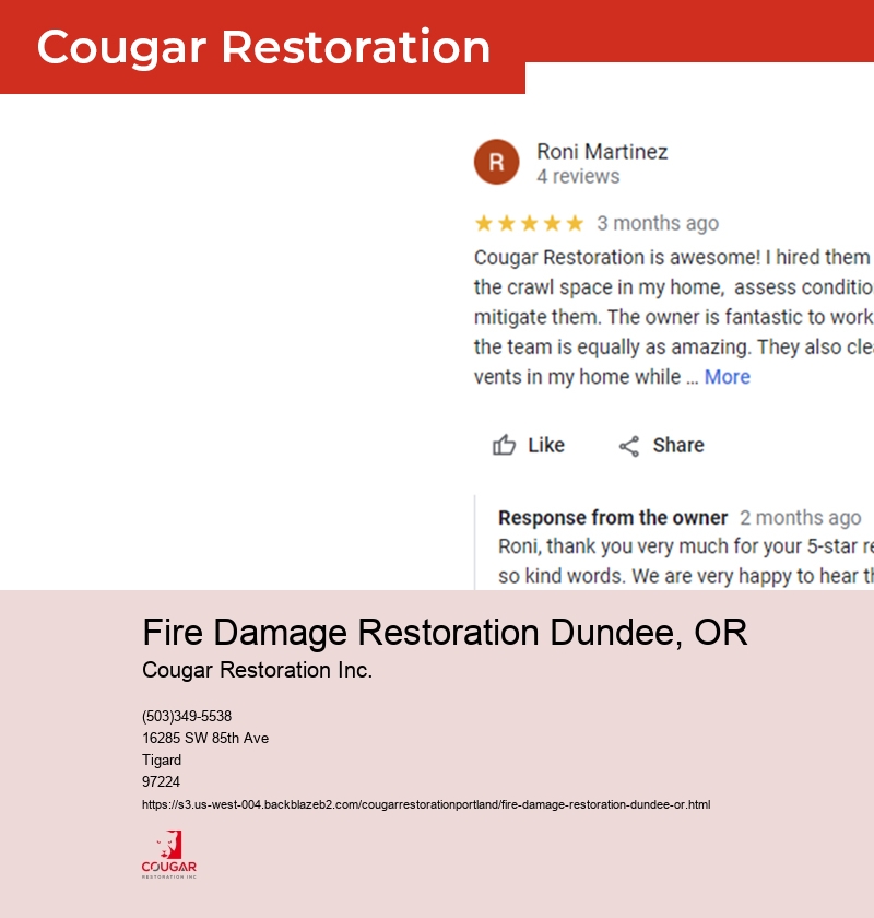 Fire Damage Restoration Wilsonville, OR