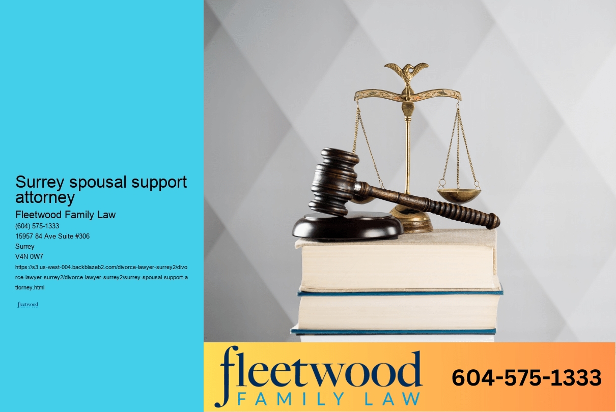 Surrey spousal support attorney