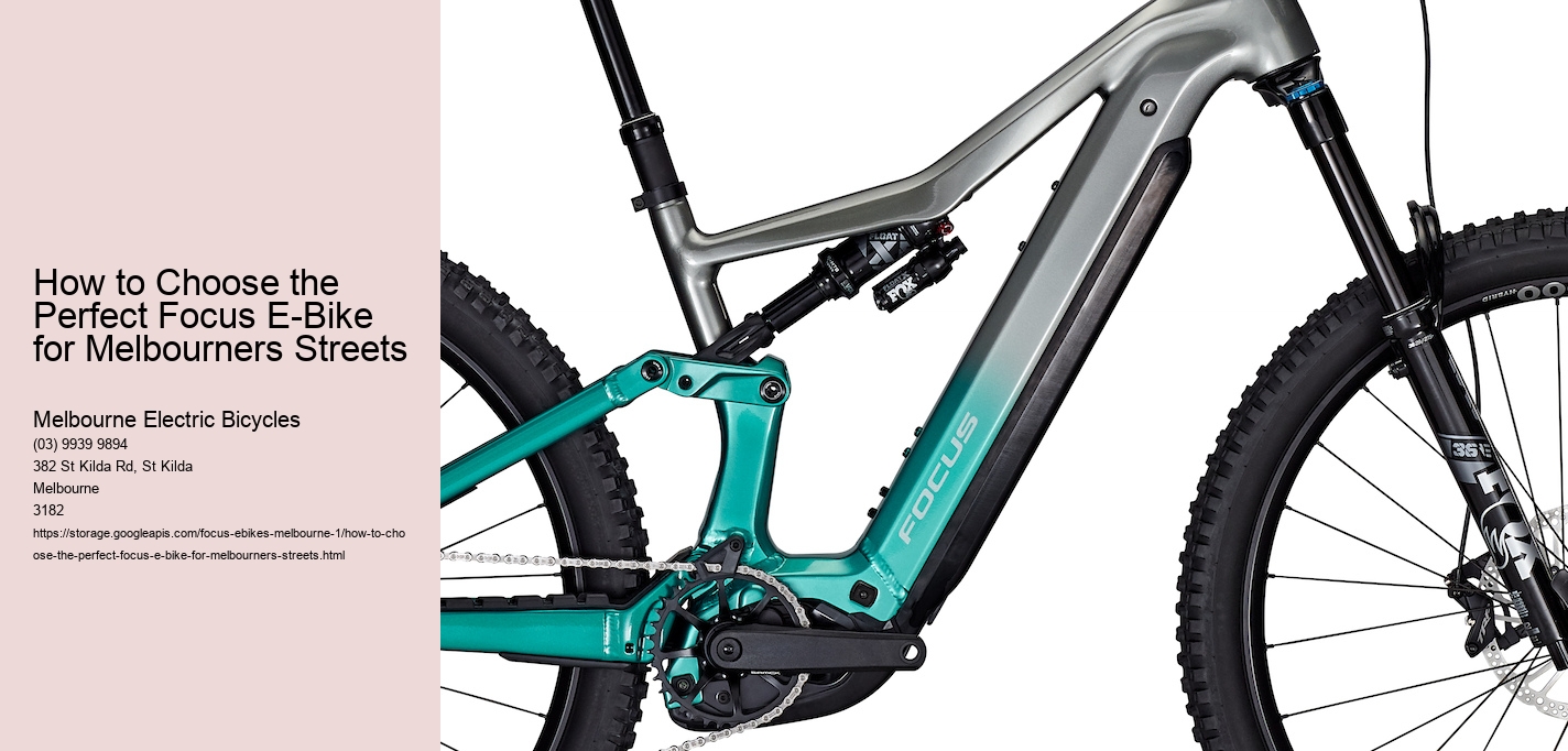How to Choose the Perfect Focus E-Bike for Melbourners Streets  