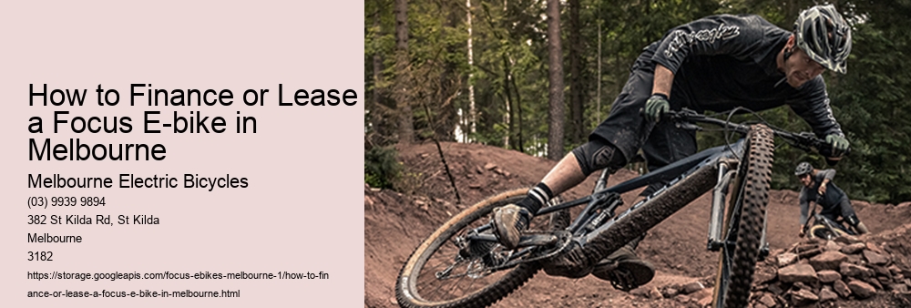 How to Finance or Lease a Focus E-bike in Melbourne