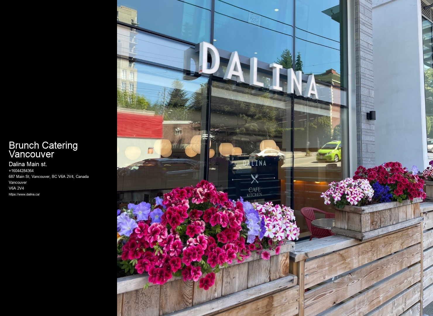 Brunch Catering Vancouver Corporate Catering Companies