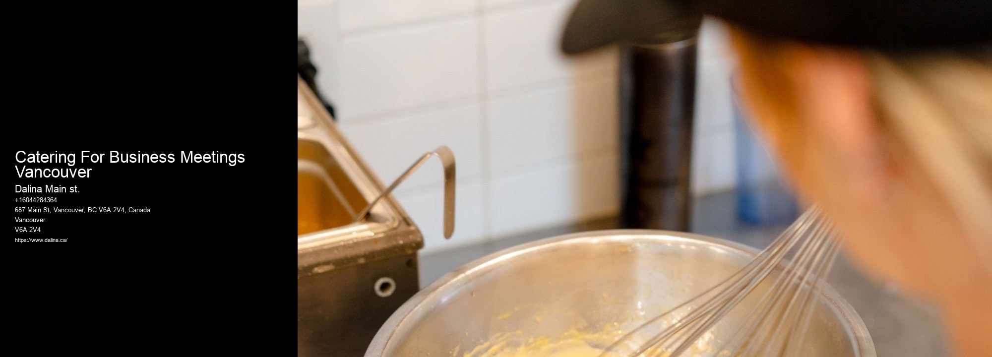 Custom Breakfast Catering Catering For Business Meetings Vancouver