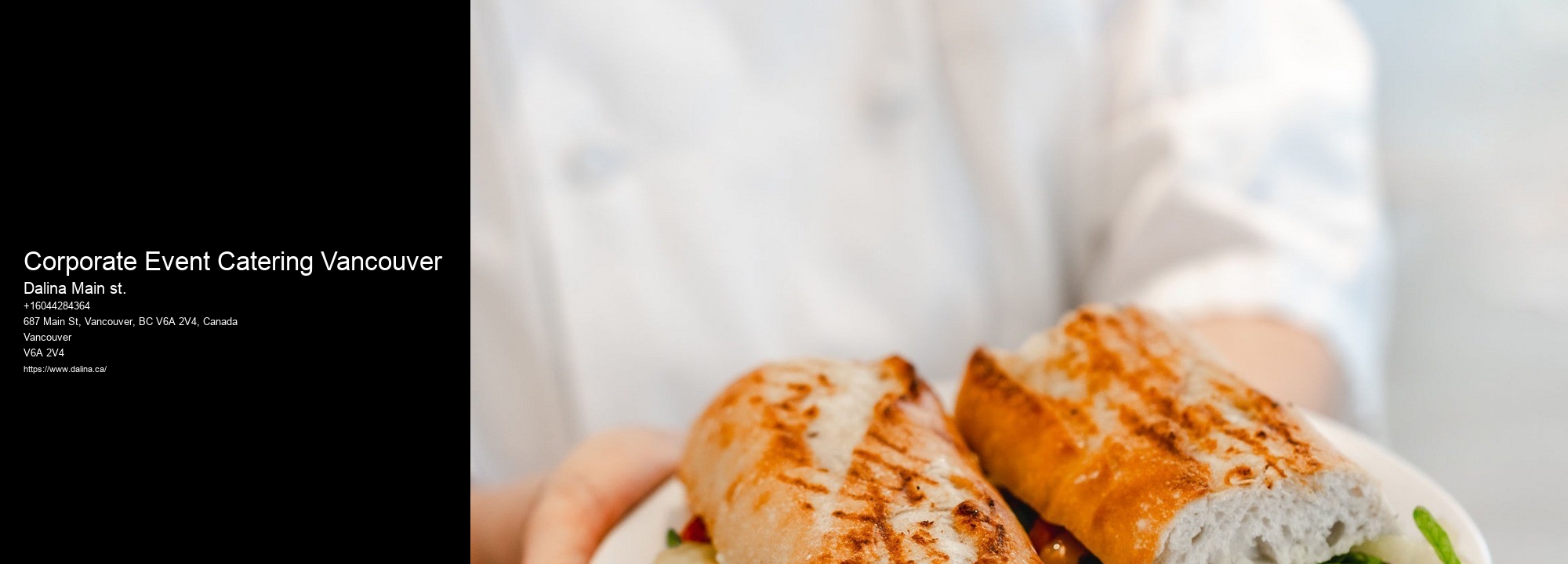 Corporate Event Catering Vancouver Organic Catering Services