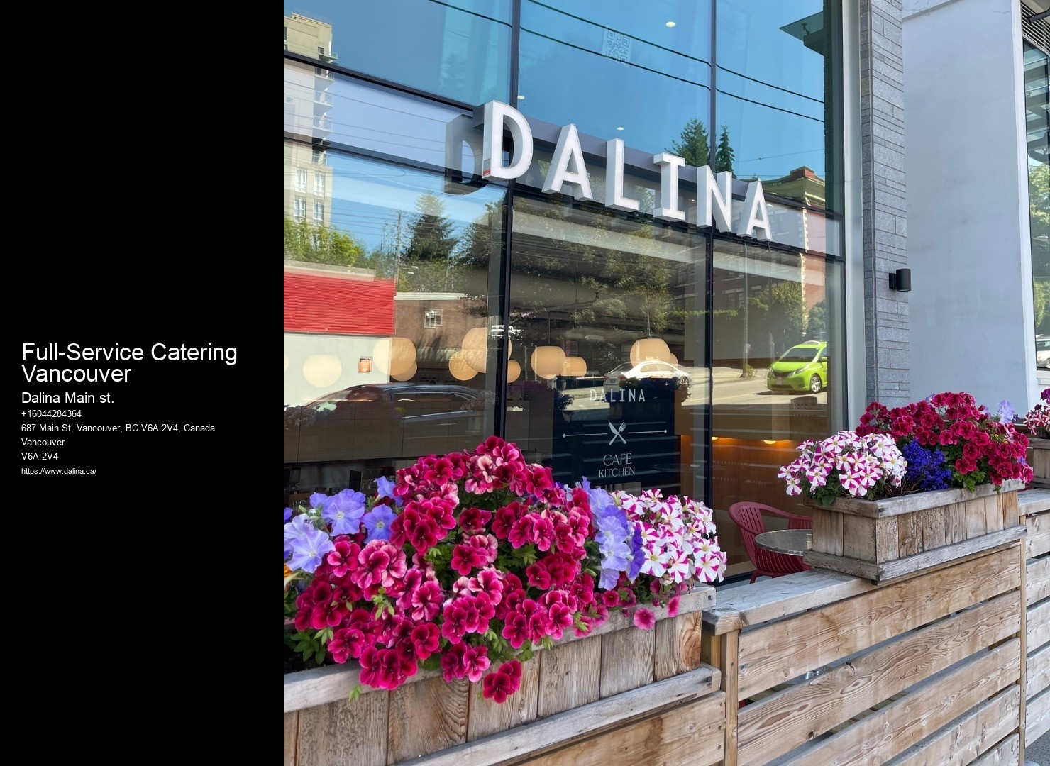 Professional Catering Services Full-Service Catering Vancouver