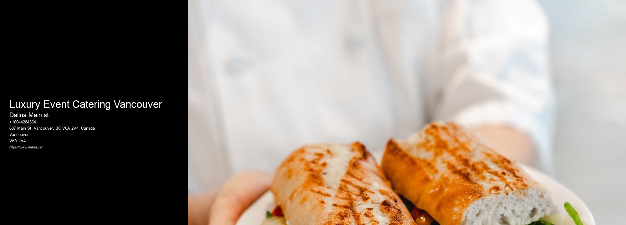 Luxury Event Catering Vancouver Wedding Catering