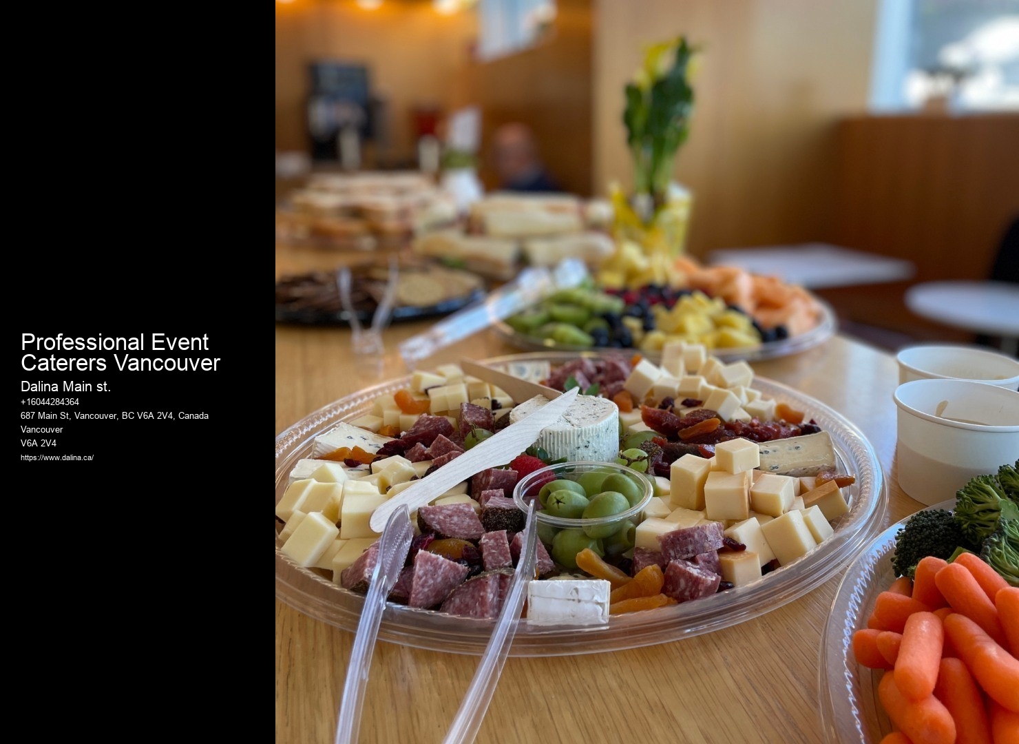 Top-Rated Lunch Catering Professional Event Caterers Vancouver