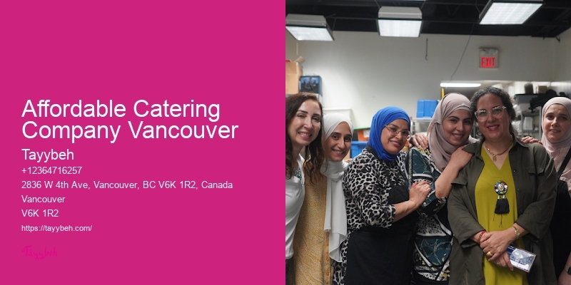 Affordable Catering Company Vancouver