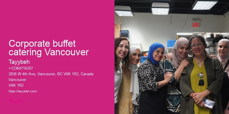 Corporate buffet catering Vancouver