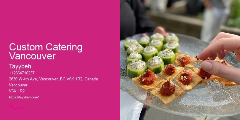 Custom Catering Vancouver
