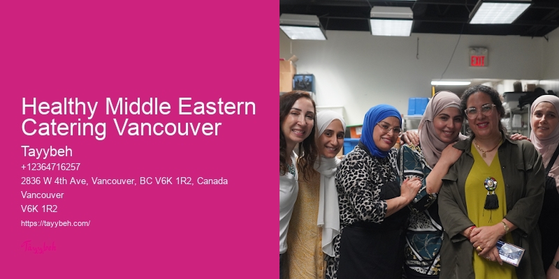 Healthy Middle Eastern Catering Vancouver