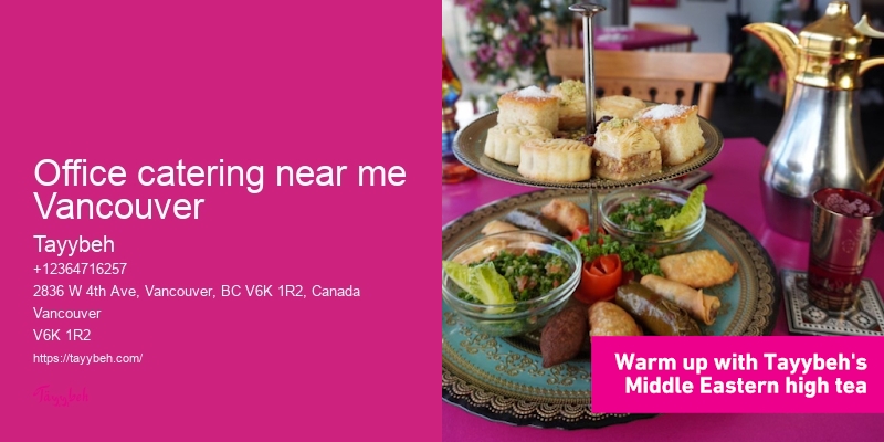 Office catering near me Vancouver