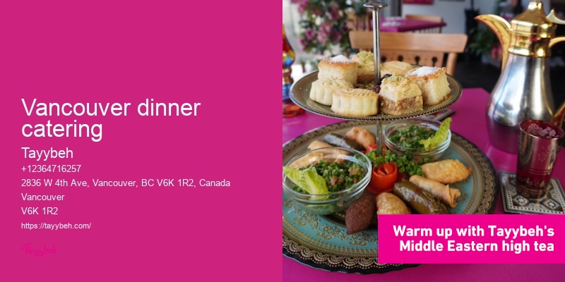 Vancouver dinner catering
