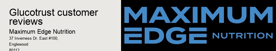 glucotrust customer reviews