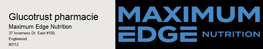 glucotrust pharmacie