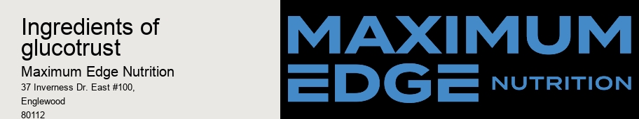 ingredients of glucotrust