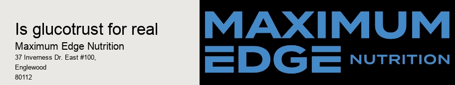 is glucotrust for real