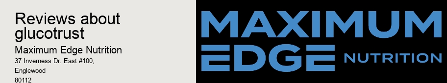 reviews about glucotrust