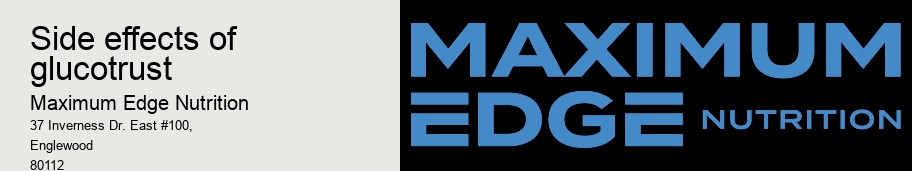 side effects of glucotrust