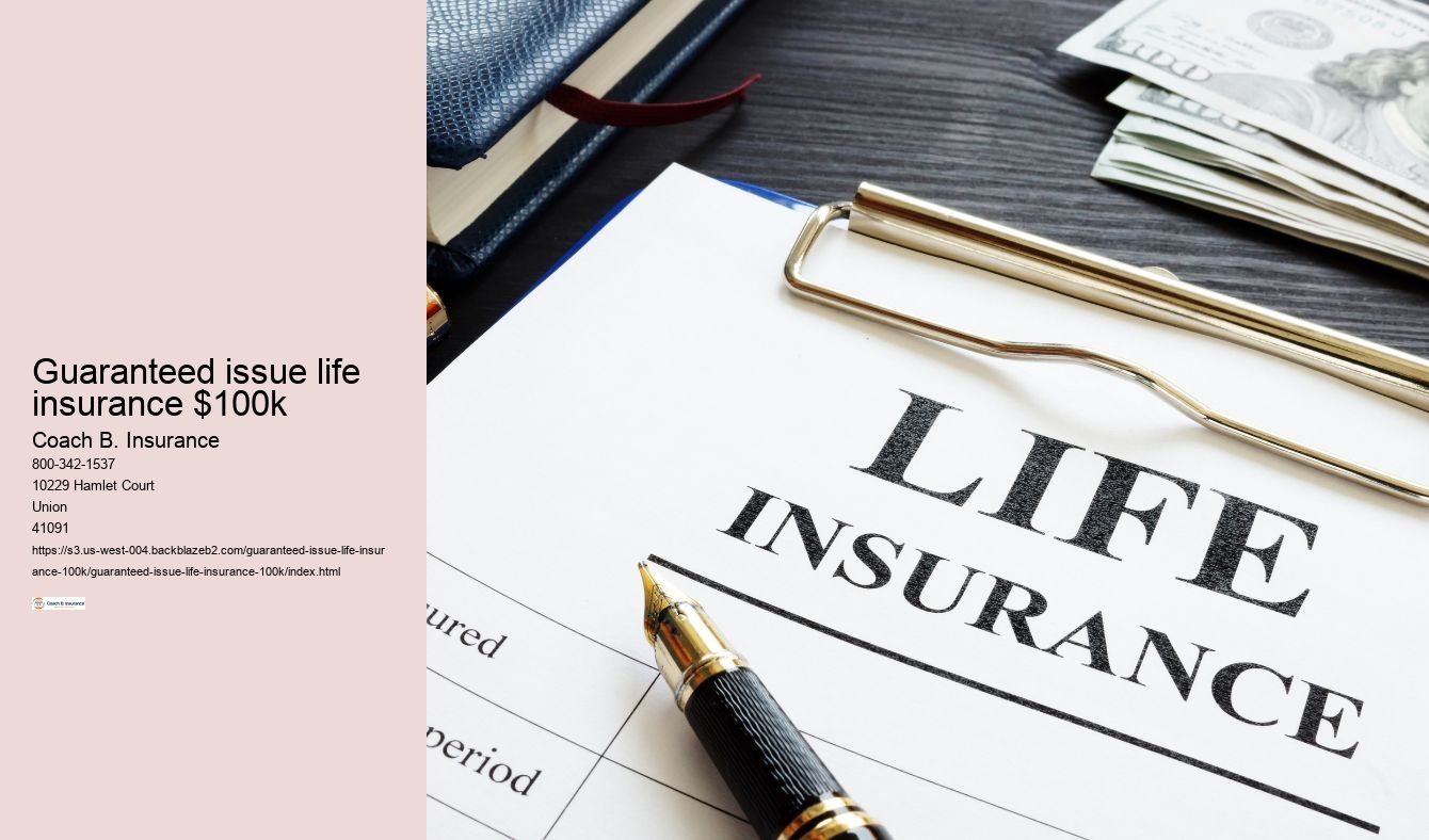 Guaranteed issue life insurance under 40
