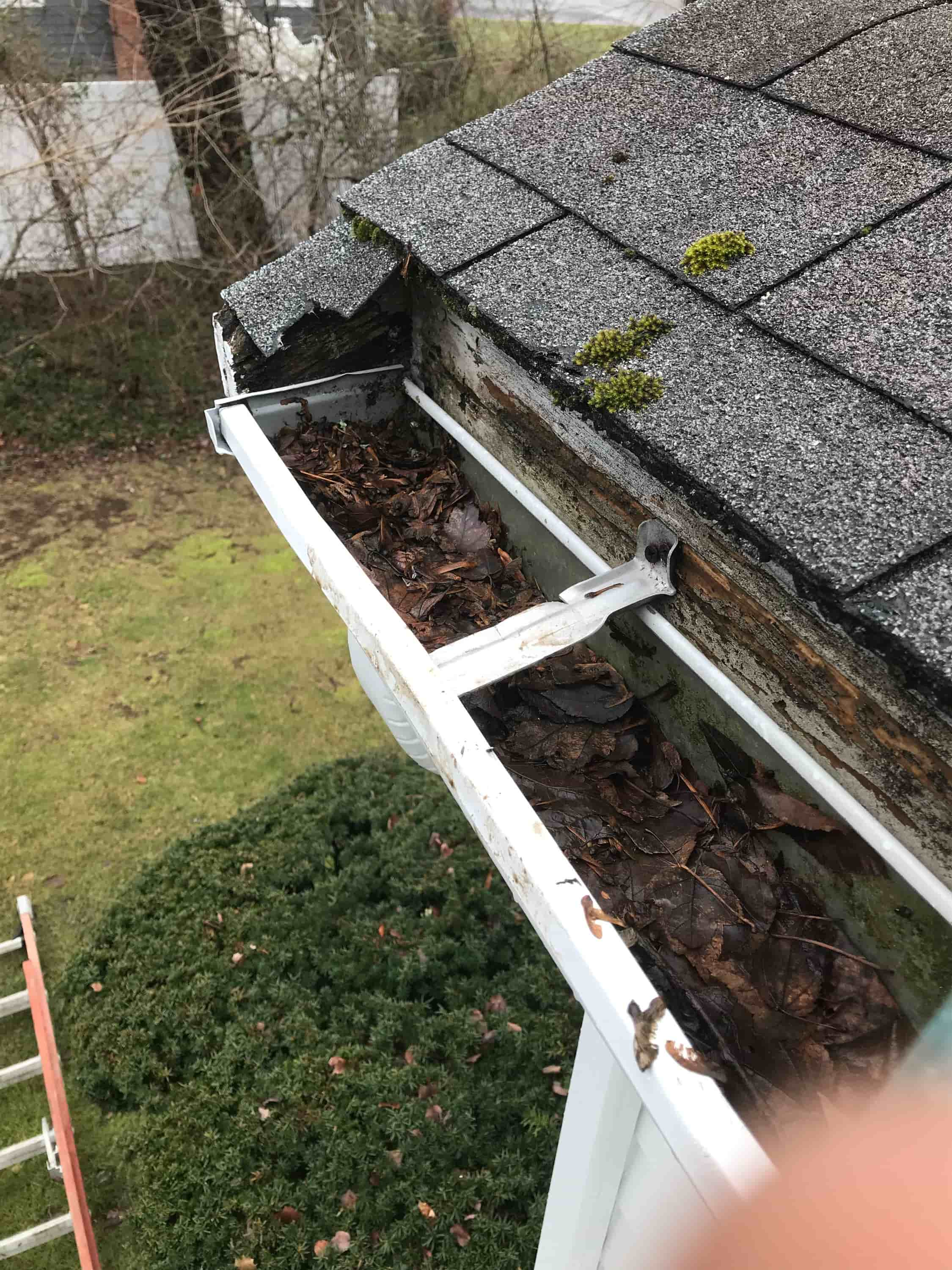 long pole to clean gutters