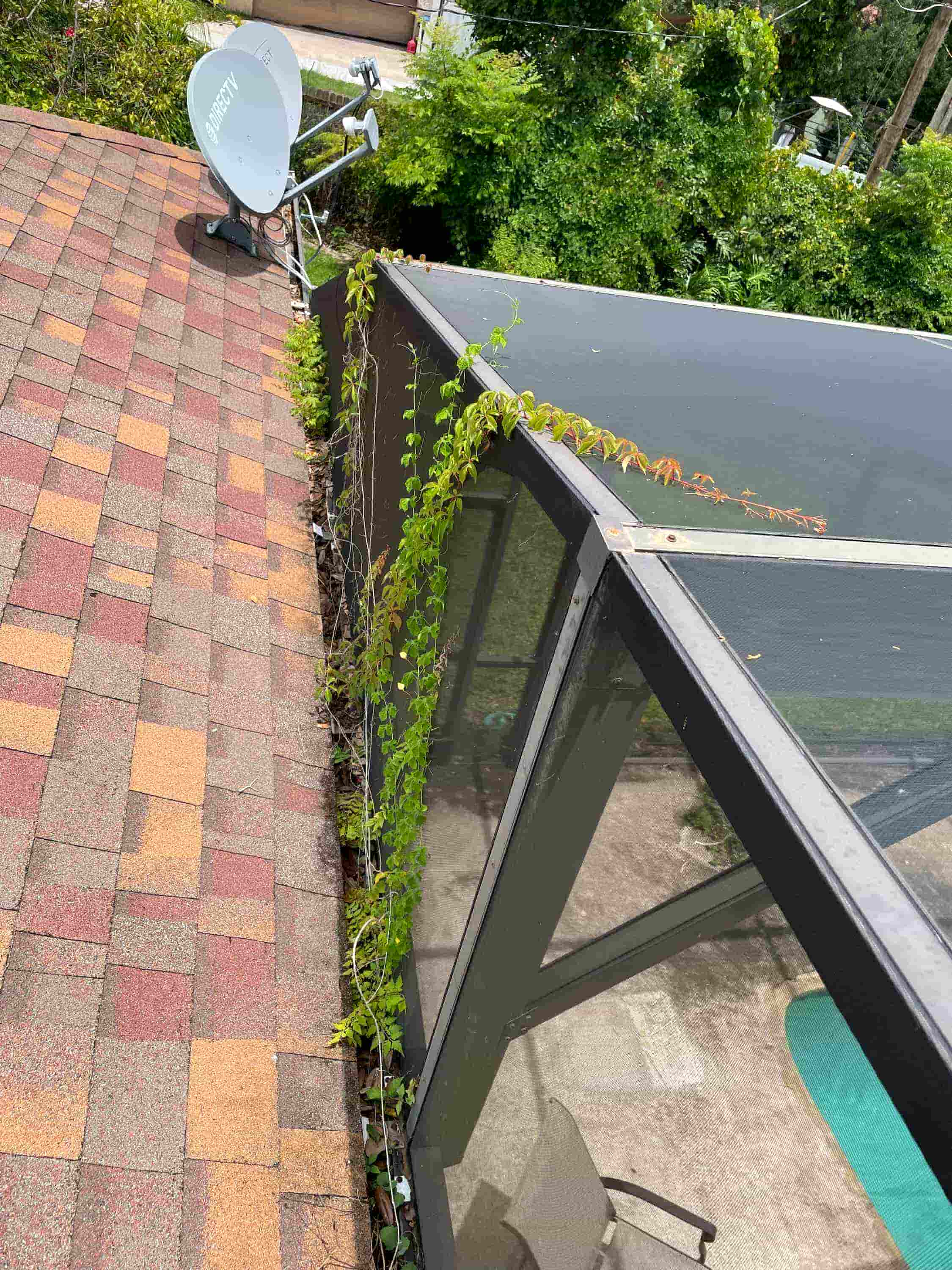 cleaning high gutters without ladder