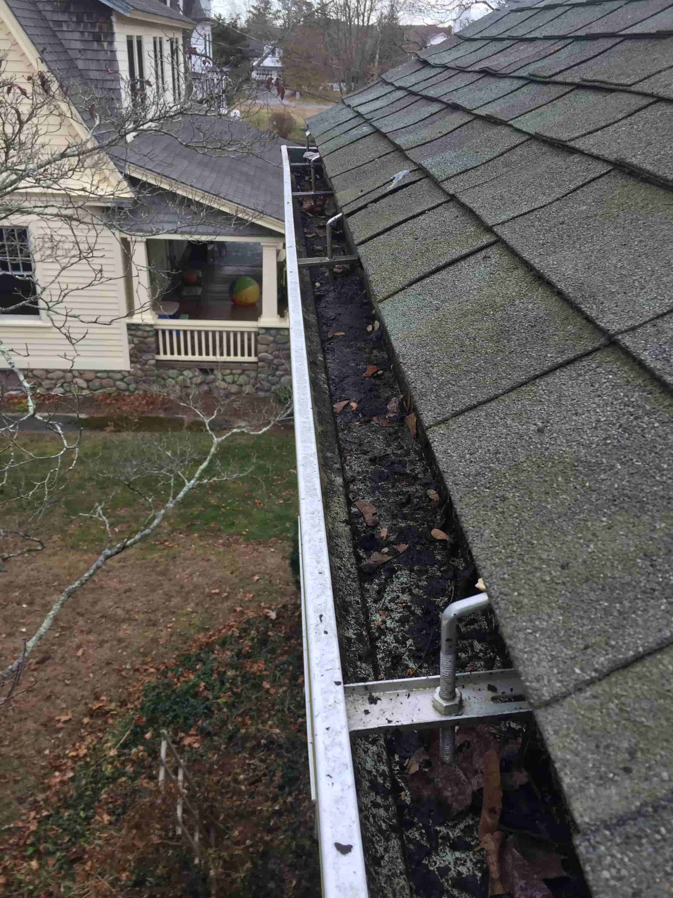 clean out gutter drains