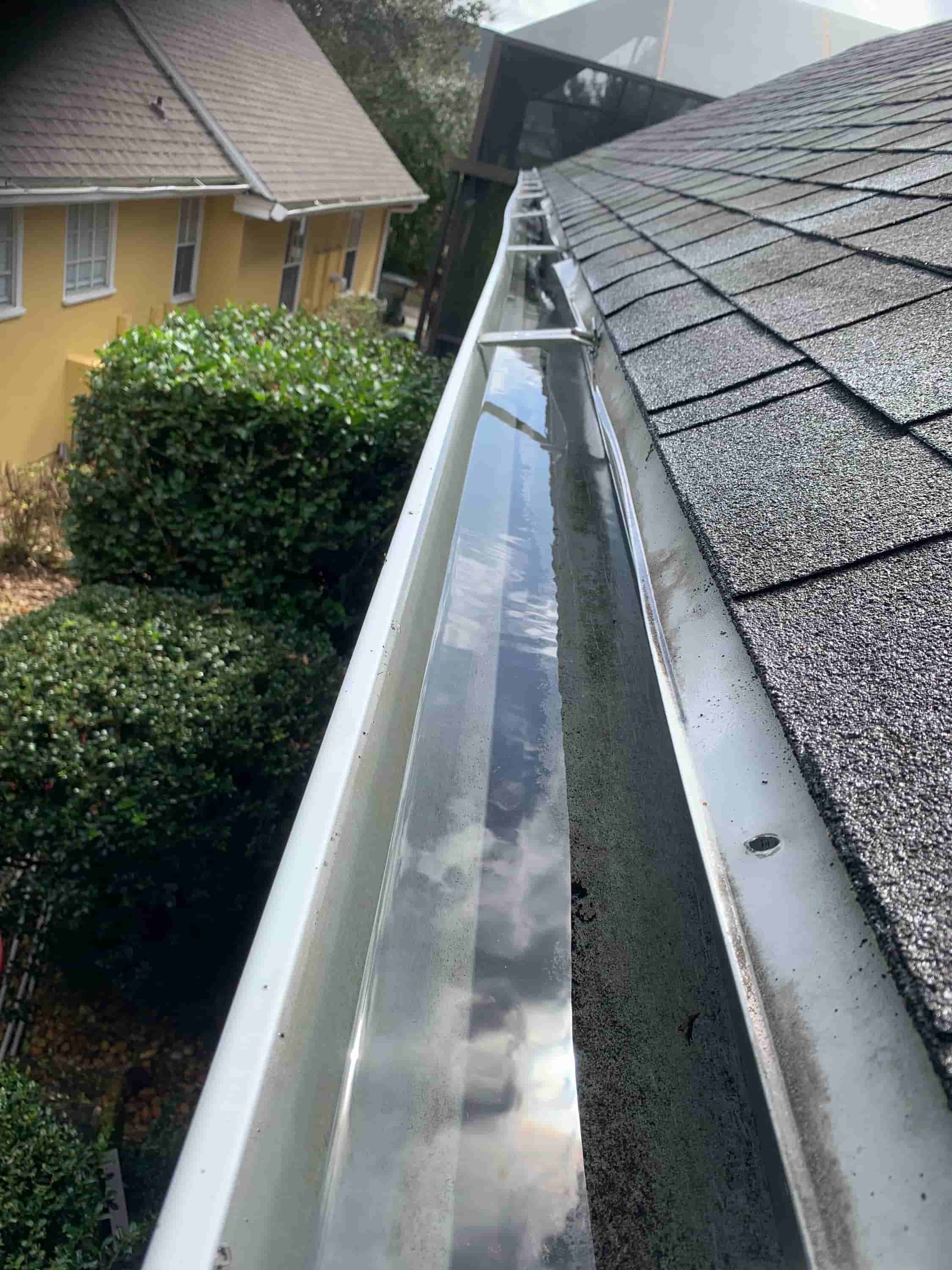 leaf blower gutter attachment