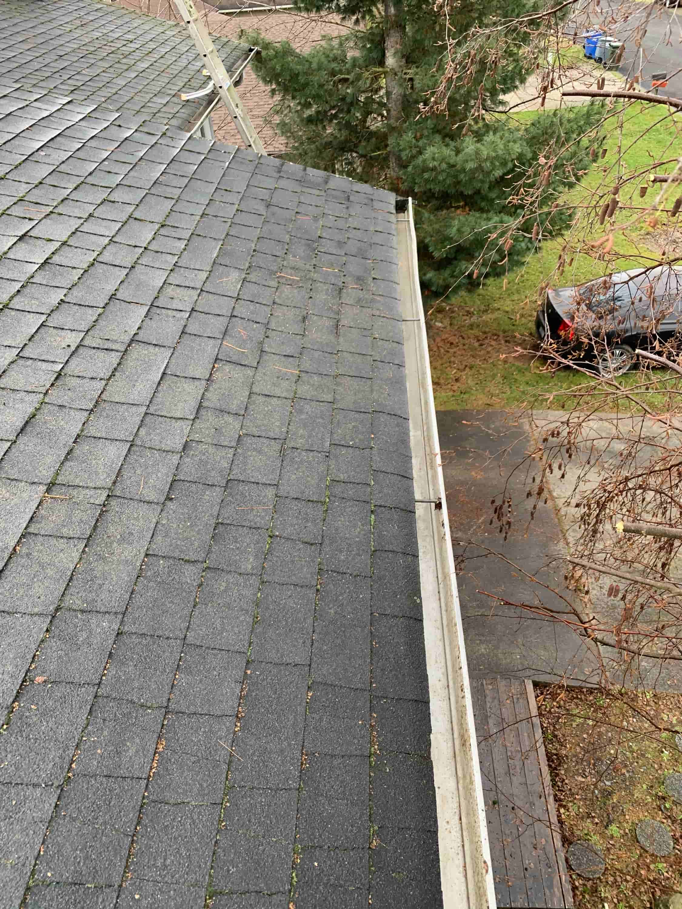 cleaning eavestrough