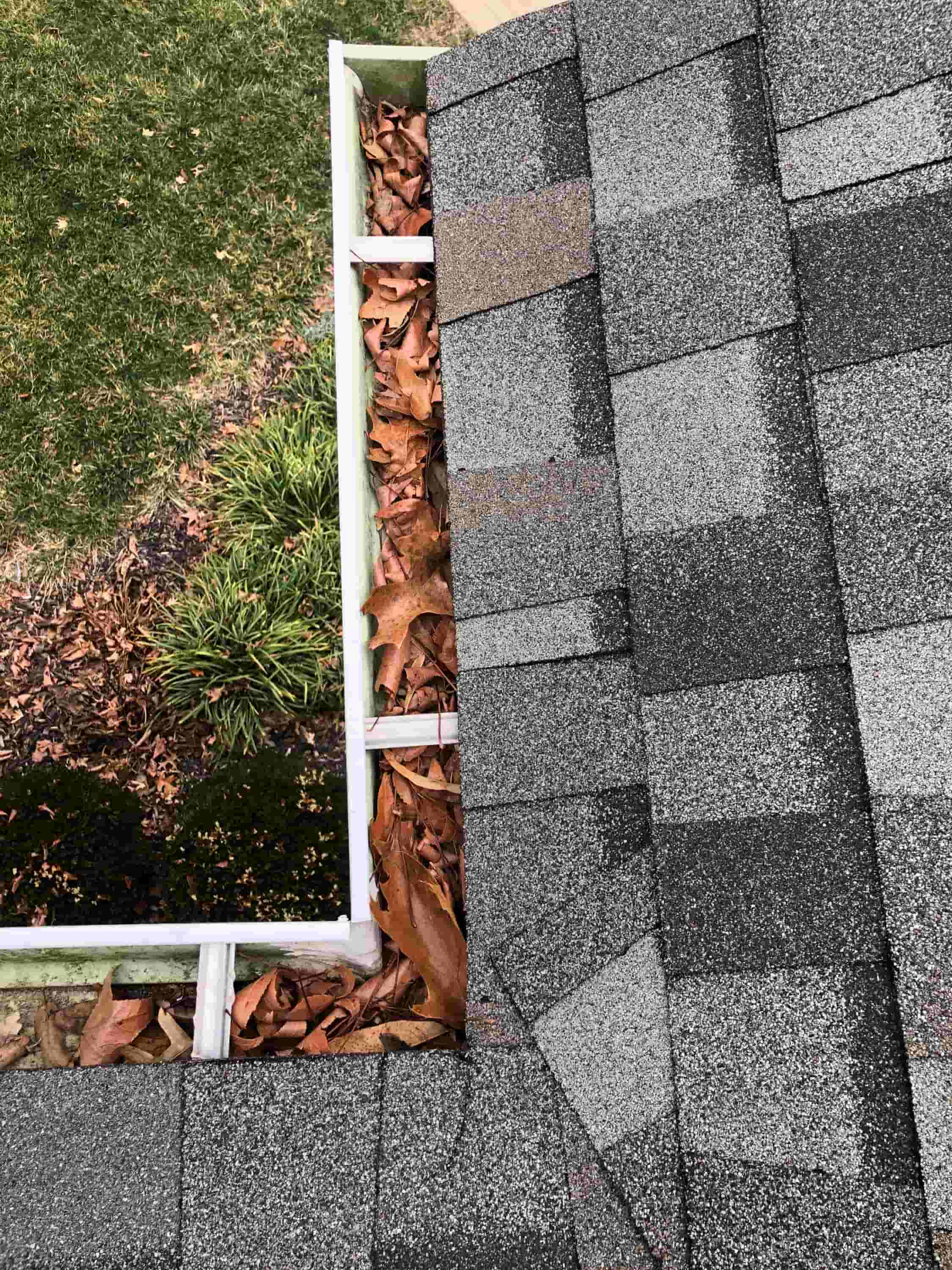 how to clean really high gutters