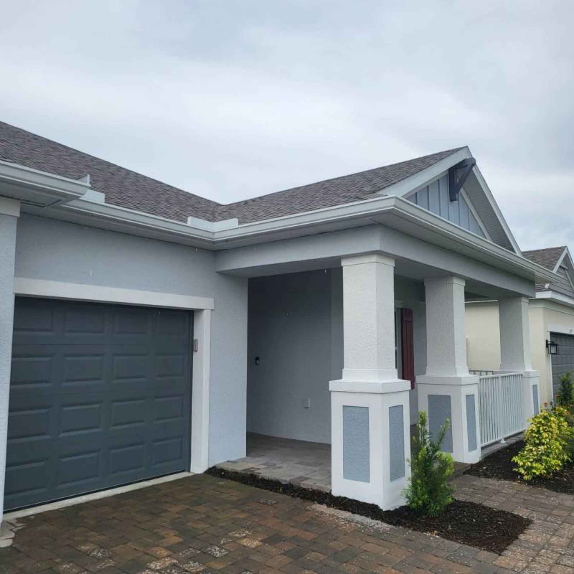 Clogged Roof Gutter Cleaning Arcadia