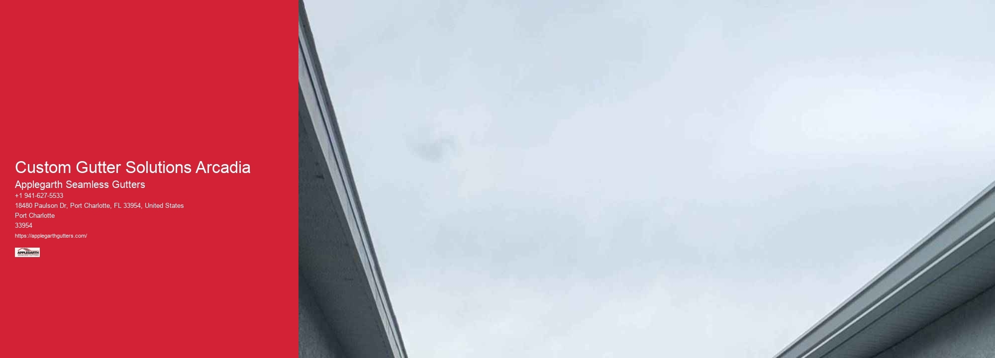 Custom Gutter Solutions Arcadia