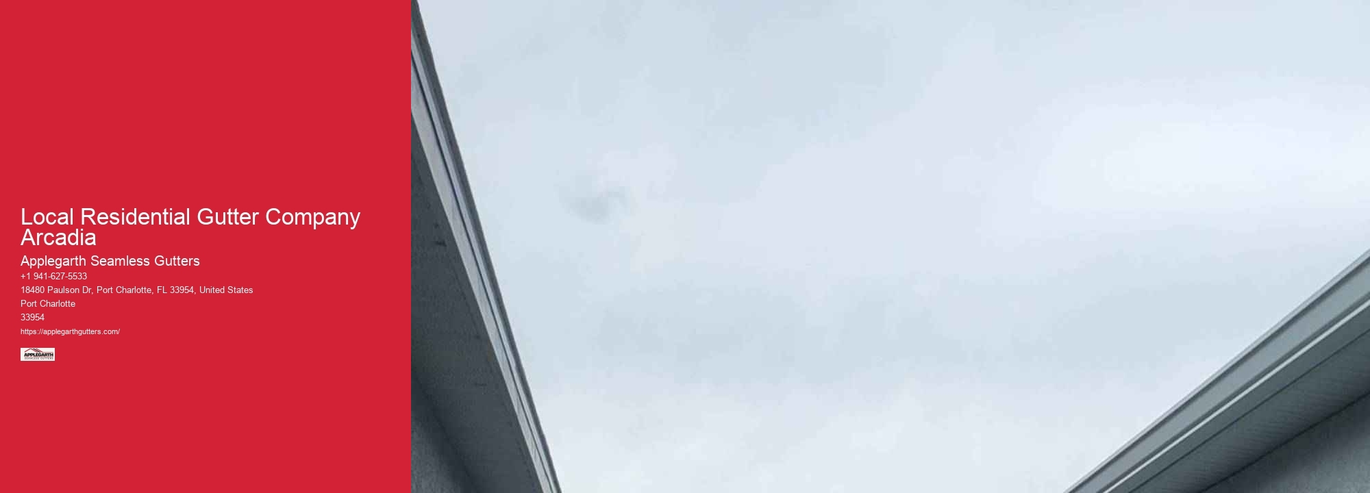 Local Residential Gutter Company Arcadia