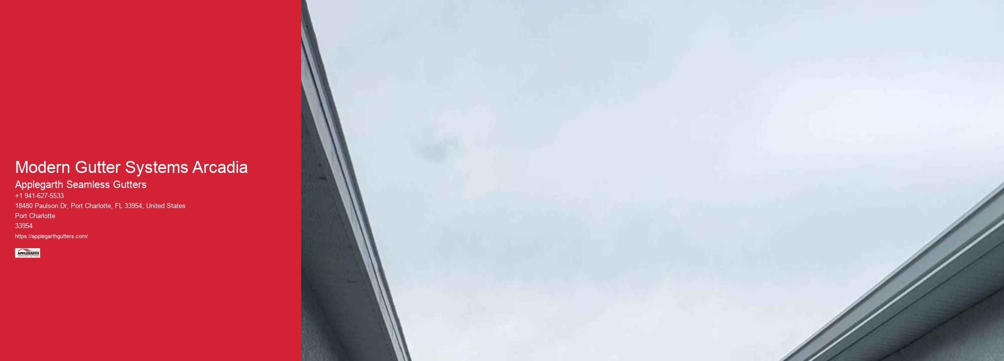 Modern Gutter Systems Arcadia