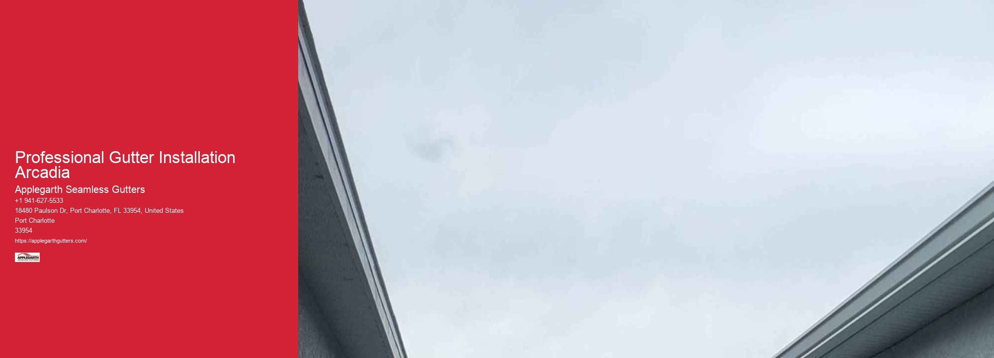 Professional Gutter Installation Arcadia