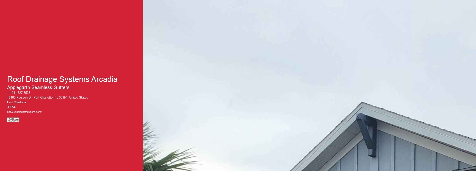 Roof Drainage Systems Arcadia