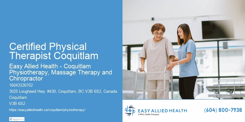 Certified Physical Therapist Coquitlam Physio Clinic