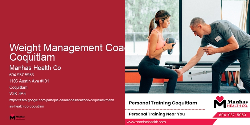 Weight Management Coach Coquitlam Dynamic Fitness Training