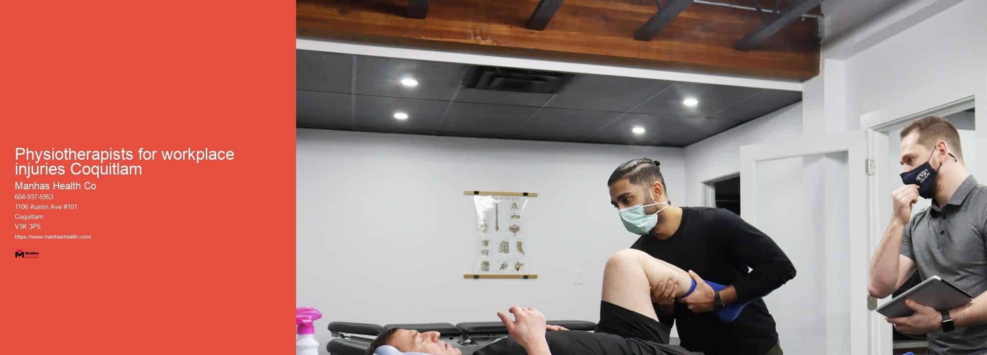 Physiotherapists for workplace injuries Coquitlam